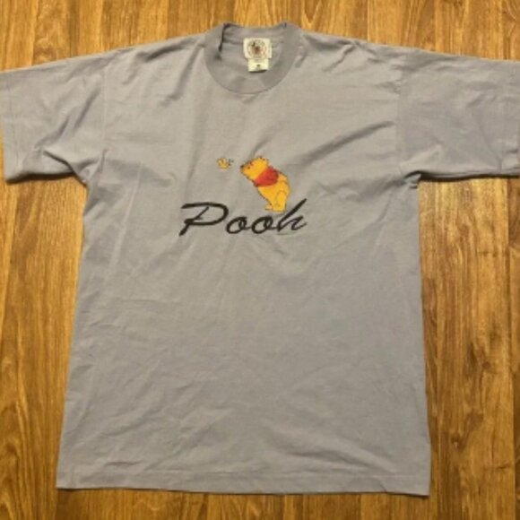 Vintage 90s Winnie The Pooh Shirt Women XL Single Stitch Embroidered Made In USA - Picture 1 of 6